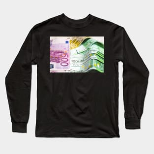 Euro banknotes money Long Sleeve T-Shirt